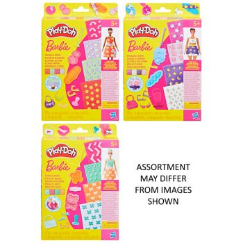 Play-Doh Barbie Designer Patterns Packs assorted ( ONLY SOLD in Carton of 6 )