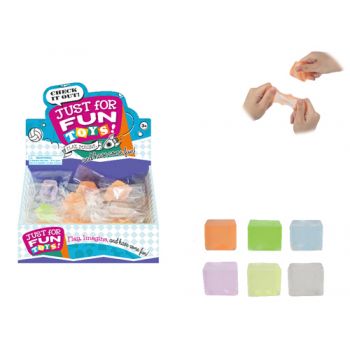 Soft Squeeze Ice Cube 3cm assorted ( ONLY SOLD in Display of 36 )