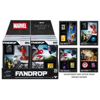 Fandrop Marvel Wave 1 Figure Set assorted ( ONLY SOLD in Display of 6 )