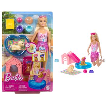 Barbie Puppy Pool Party - Aloha Blonde
