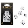 Classic Games Pack of 5 Dice