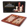 Classic Games Deluxe Backgammon, Chess & Checkers