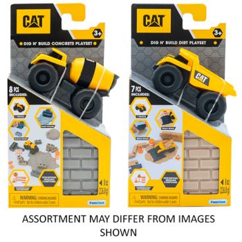 CAT Little Machines Dig & Build 1pk assorted ( ONLY SOLD in Carton of 6 ) ( was RRP $12.99 )