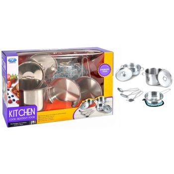 Kitchen Cook 9pc Stainless Steel Set