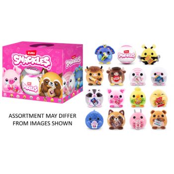 "ZURU Snackles Core Licensed 5"" Capsule WAVE 3 assorted ( ONLY SOLD in Display of 15 ) ( was RRP $16.99 )"