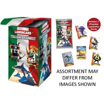 Italian Brainrot Collectible Lamincards ( ONLY SOLD in Display of 24 ) Italian Brainrot Collectible Lamincards ( ONLY SOLD in Display of 24 )