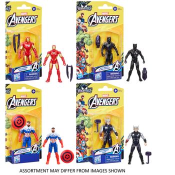 "Avengers 4"" Evergreen Figure assorted ( ONLY SOLD in Carton of 6 )"
