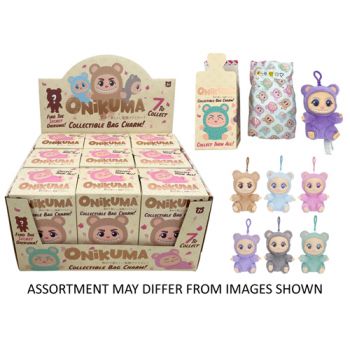 Onikuma 13cm Bagclip Plush Blind Box assorted ( ONLY SOLD in Display of 9 )