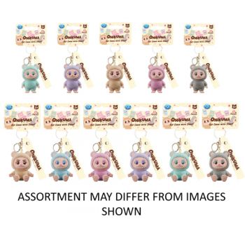 Onikuma 6.5cm 3D Kechain Plush with Strap assorted ( ONLY SOLD in Carton of 36 )