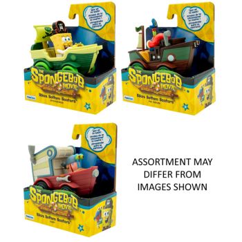 SpongeBob Squarepants Bikini Bottom Boaters Diecast Vehicles assorted ( ONLY SOLD in Carton of 6 ) - MOVIE