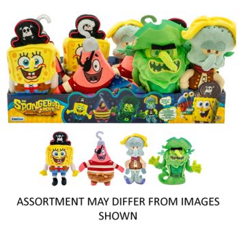 "SpongeBob Squarepants 8"" Bikini Bottom Glow Plush assorted ( ONLY SOLD in Display of 12 ) - MOVIE"