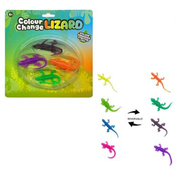 Colour Change Lizard 4pc Colour Change Lizard 4pc