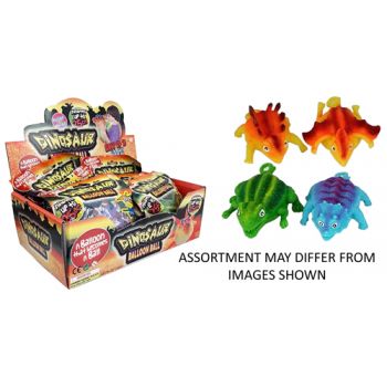 Balloon Dino 12.5cm assorted ( ONLY SOLD in Display of 12 )