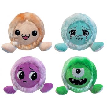 Emoticon Fluffy Ball 15cm assorted ( ONLY SOLD in Display of 24 ) ( was RRP $5.99 )