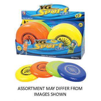 "10"" Frisbee assorted ( ONLY SOLD in display of 24 )"