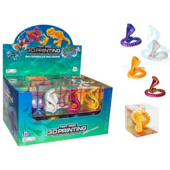 3D Printed Firgures assorted - COBRA ( ONLY SOLD in Display of 24 )