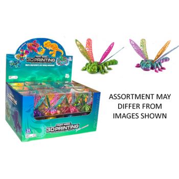 3D Printed Firgures assorted - DRAGONFLY ( ONLY SOLD in Display of 24 )