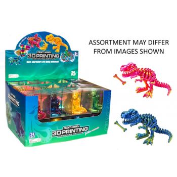 3D Printed Firgures assorted - DINOSAUR ( ONLY SOLD in Display of 24 )