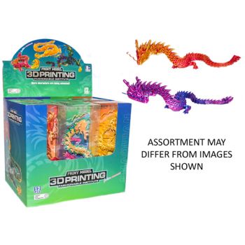 3D Printed Firgures assorted - DRAGON ( ONLY SOLD in Display of 12 )