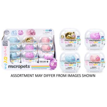 Micropets Single Pack assorted ( ONLY SOLD in Display of 8 )