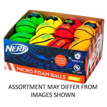 NERF Micro Stress Ball assorted ( ONLY SOLD in Display of 6 )