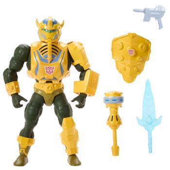 Masters of the Universe x Transformers Bumblebee Armor Man-At-Arms Action Figure