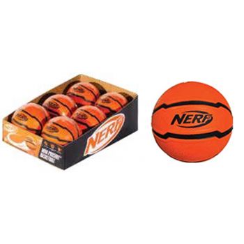 NERF 5 inch Foam Basketball ( ONLY SOLD in Display of 6 )