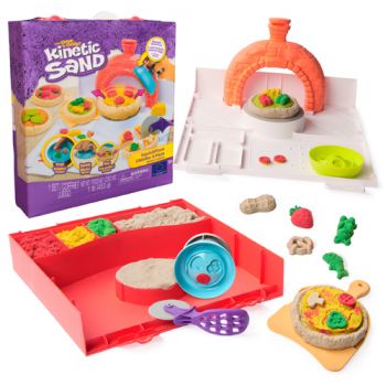 Kinetic Sand Squish Pizza Playset