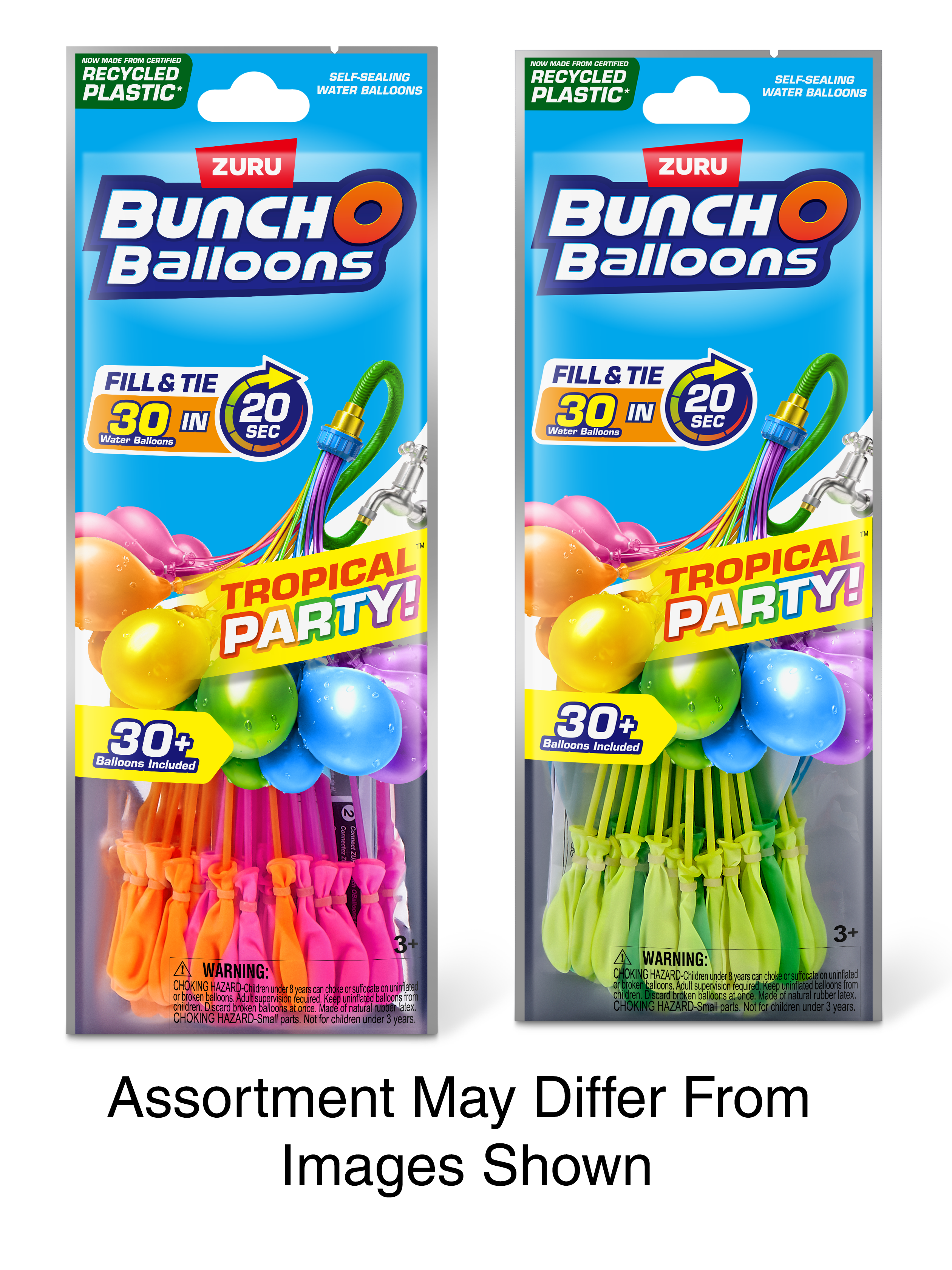 Zuru Bunch O Balloons Tropical Party 1pk ( ONLY SOLD in Display of 24 )