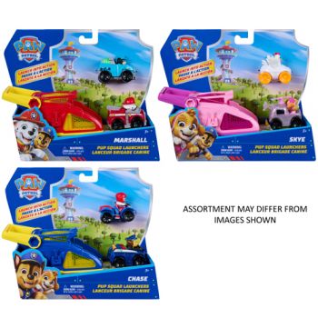 PAW Patrol Pup Squad Launchers assorted ( ONLY SOLD in Carton of 3 )