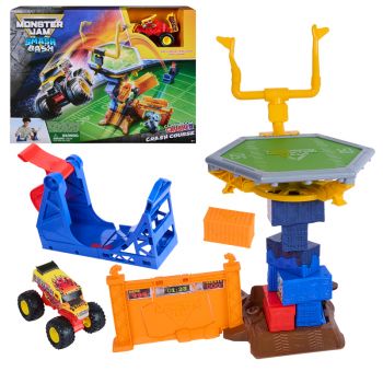 Monster Jam ash & Bash 1:64 Crash Course Playset