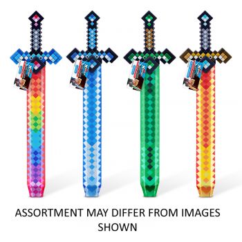 ZURU XSHOT Foam Pixel Sword assorted ( ONLY SOLD in display of 10 )