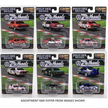 Oz Wheels 1:64 FSD1 Racing Legends with Protector assorted ( ONLY SOLD in Carton of 12 )