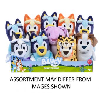 Bluey S14 Single Plush assorted - Family ( ONLY SOLD in Carton of 10 )