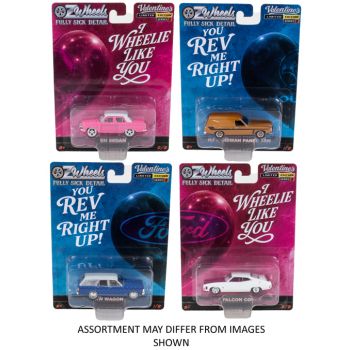 Oz Wheels 1:64 Valentines Day His & Hers FSD assorted ( ONLY SOLD in Carton of 12 )
