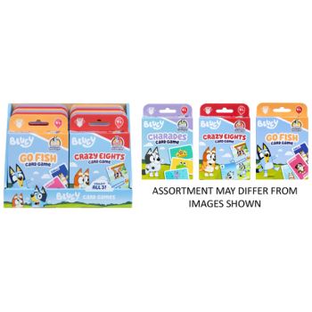 Bluey Card Game assorted ( ONLY SOLD in Display of 12 )