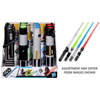 Star Wars Non Electronic Light Saber assorted ( ONLY SOLD in Display of 12 )