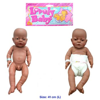 Multicultural New Born Baby Doll Boy with Nappy