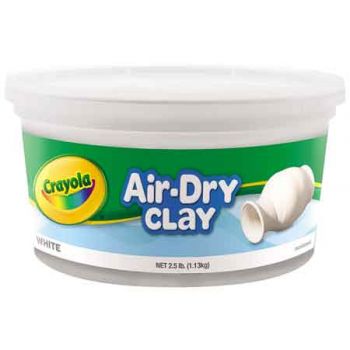 Crayola 1.13kg Air Dry Clay in Tub - White
