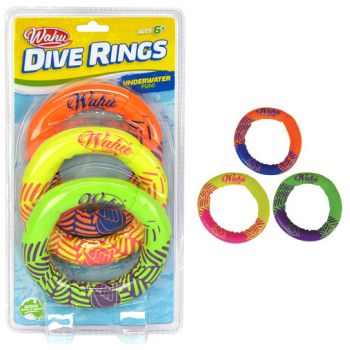 Wahu Pool Party Dive Rings 3pk