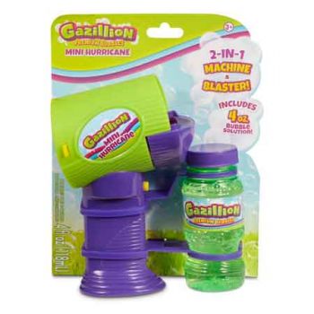Gazillion Bubbles Mini Hurricane 2 in 1 Blaster