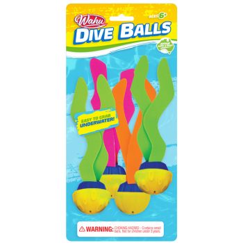 Wahu Swim Dive Balls 4Pk