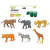6pce Jungle Animals in Bag