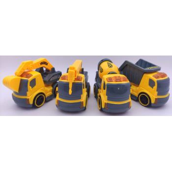 Friction Construction Trucks assorted ( ONLY SOLD in Display of 8 )