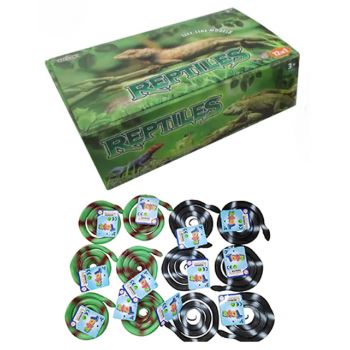 12pc Rubber Snakes assorted ( ONLY SOLD in display of 12 )