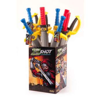 XSHOT Foam Sword assorted ( ONLY SOLD in display of 12 )