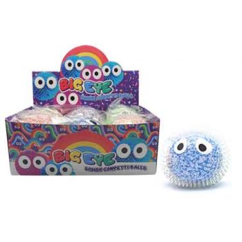 Squeeze Bead Big Eye Ball assorted ( ONLY SOLD in Display of 6 )