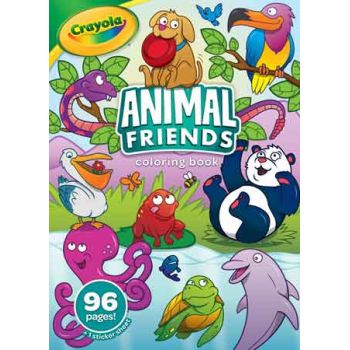 Crayola Animal Friends Colouring Book 96 pages
