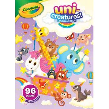 Crayola Uni Creatures Colouring Book 96 pages