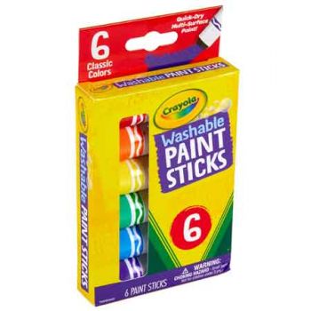 Crayola Washable Paint Sticks 6pk